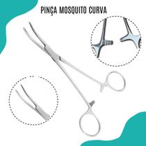 Pinça Mosquito Curva Aço Inox Pinça Mosquito Curva Aço Inox