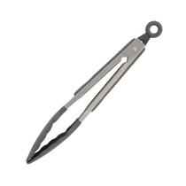 Pinça Multiuso em Silicone Cinza - Acessório Elegante e Prático para sua Cozinha!