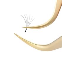 Pinça Nagaraku M-01 Dourada Extensão de Cílios Lash Design