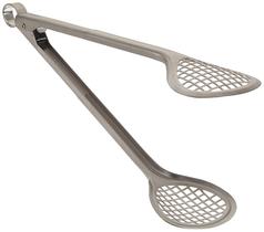 Pinça para grelhar/fritar Cuisipro de aço inoxidável larga 30cm Pinça para grelhar/fritar Cuisipro de aço inoxidável larga 30cm