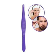 Pinça para Sobrancelha Inox Neon Cores Sortidas Ponta Reta Ricca