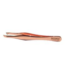 Pinça para Sobrancelhas Ponta Diagonal Dilcintia Beauty T-51103-RG - Acessório de Beleza Pinça para Sobrancelhas Ponta Diagonal Dilcintia Beauty T-51103-RG - Acessório de Beleza