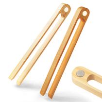 Pinça para torradeira de bambu laboos Magnetic 100% Madeira Natural 22cm