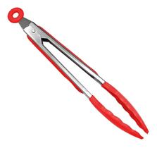 Pinça Pegador Culinário Silicone 30 Cm Multiuso Inox Uny SU15007