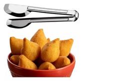 Pinça Pegador Universal Doces Salgados Lanches Em Aço Inox Pinça Pegador Universal Doces Salgados Lanches Em Aço Inox