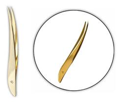 Pinça Ponta Bisturi FinaTW3077G Klass Vough Para Design Sobrancelhas Cílios Deplicador Aparador de Pelos