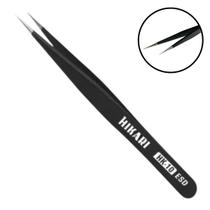 Pinça Ponta Reta Anti-estática Metal 110mm HK-10 ESD Hikari