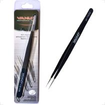 Pinça Ponta Reta Ou Curva Ferramenta De Aço Inoxidável AntiMagnetica Para Reparo De Celular Yaxun 11A /15A ESD