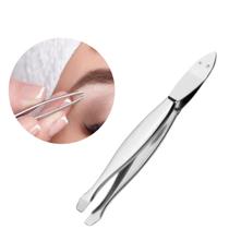 Pinça Ponta Reta para Sobrancelha Depilatoria Pelos