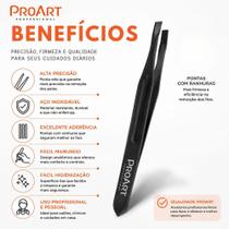 Pinça Ponta Reta Proart Aço Inox Pir03b