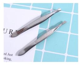 Pinça Profissional Em Aço Inoxidável Para Sobrancelha 1 Peça