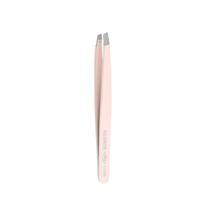 Pinça Profissional para Sobrancelhas Rosa 3.5 Ponta Diagonal em Aço Inox Pinça Profissional para Sobrancelhas Rosa 3.5 Ponta Diagonal em Aço Inox