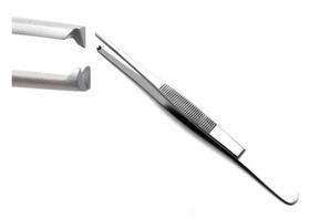 Pinça Reta De Ponta Quadrada 20cm Laboratório Salões Oficina Pinça Reta De Ponta Quadrada 20cm Laboratório Salões Oficina