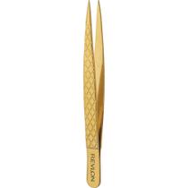 Pinça Revlon Gold Series com Ponta Revestida de Titânio