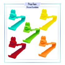 Pinça Sapinho 5 unidades cores sortidas