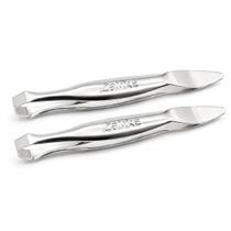 Pinça Sobrancelha Chanfrada Kit 2 Unidades Metal Niquelado Precisão Depilar Pelos Buço Rosto Zalike Pinça Sobrancelha Chanfrada Kit 2 Unidades Metal Niquelado Precisão Depilar Pelos Buço Rosto Zalike