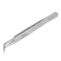 Pinça SZELES ST-15 Curvada em Aço Inoxidável Não Magnético Pinça SZELES ST-15 Curvada em Aço Inoxidável Não Magnético