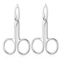Pinça Tweruna 8,5x4,5 cm Prata 2 Unidades