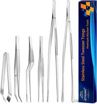 Pinças de cozinha JETKONG em aço inoxidável 30cm e 16cm 6 unidades