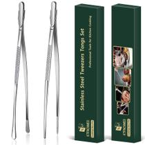 Pinças de Cozinha KTFNOMES 30 cm Aço Inoxidável 2 Unidades Pinças de Cozinha KTFNOMES 30 cm Aço Inoxidável 2 Unidades