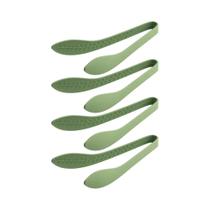 Pinças De Silicone Rosa Para Alimentos 4 Peças Antiderrapantes Para Cozinha, Churrasco, Salada E