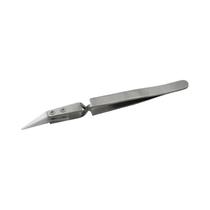 Pinças De Soldagem Cerâmicas Anti-Estáticas 3 Peças Com Ponta Reta De Precisão Resistentes a Ácido