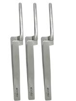 Pinças Dentárias Cynamed Retas em Aço Inoxidável Alemão 3 unidades Pinças Dentárias Cynamed Retas em Aço Inoxidável Alemão 3 unidades