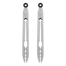 Pinças KitchenAid de aço inoxidável com bordas recortadas 18 cm prateadas
