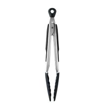 Pinças OXO Good Grips com cabeças de silicone 23 cm pretas