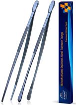 Pinças para grelhar JETKONG 45 cm, aço inoxidável, azul marinho, 2 unidades Pinças para grelhar JETKONG 45 cm, aço inoxidável, azul marinho, 2 unidades