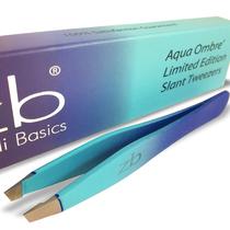Pinças Zizzili Basics Aqua Ombré Slant Tweezer Edição Limitada
