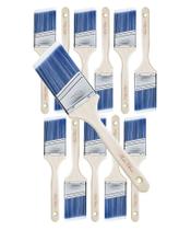 Pincéis Bates Choice de 2,5 polegadas, pacote com 12 pincéis angulares