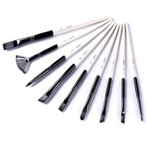 Pincéis Ca Creative com 9 Un Cerdas Variadas Hb-3357a