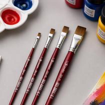 Pincéis Condor Artístico Profissional kit com 4 unid. para Pintura, Acrílica, Tecido e Tela Pincéis Condor Artístico Profissional kit com 4 unid. para Pintura, Acrílica, Tecido e Tela