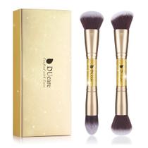 Pincéis de Maquiagem DuCare Duo - 2 Unidades para Base e Contorno