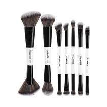 Pincéis De Maquiagem Premium De Dupla Ponta Para Rosto, 7 Peças, Para Bochechas, Testa, Base, Pincéis De Maquiagem Premium De Dupla Ponta Para Rosto, 7 Peças, Para Bochechas, Testa, Base,