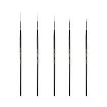 Pincéis De Pintura Artística Extra Longos Com Ponta Fina Para Modelos Em Escala, Unhas, Acrílico,