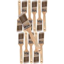Pincéis de pintura Pro Grade, pacote com 12 pincéis angulares de 1,5 cm