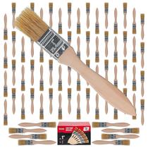 Pincéis de pintura U.S. Art Supply, pacote com 72, 2,54 cm de largura, tinta/lasca