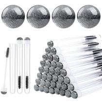 Pincéis de rímel descartáveis Dming Lash Wand, pacote com 50 pincéis com tubo