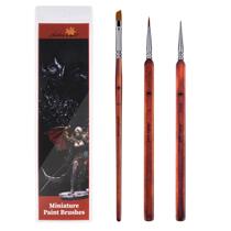 Pincéis Golden Maple Kolinsky Sable - Kit com 3 Peças para Acrílico Pincéis Golden Maple Kolinsky Sable - Kit com 3 Peças para Acrílico