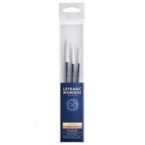 Pincéis Lefranc Bourgeois 03 Unidades 810105