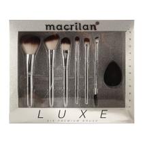 Pinceis luxe six premium brush macrilan