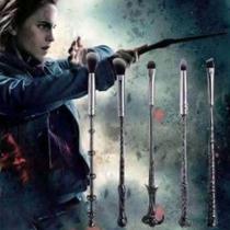 Pincéis Maquiagem Varinhas Harry Potter Com Estojo Com 5Unidades Make Feminina Dia Namorada