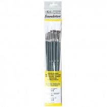 Pincéis Winsor & Newton Foundation 06 Unidades 5295008 Pincéis Winsor & Newton Foundation 06 Unidades 5295008
