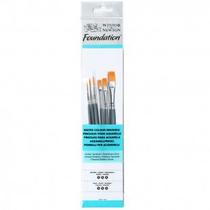 Pincéis Winsor & Newton Foundation 06 Unidades 5295015 Pincéis Winsor & Newton Foundation 06 Unidades 5295015