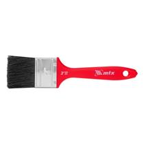 Pincel 2 para tintas esmalte e oleo cerdas pretas 1pc mtx