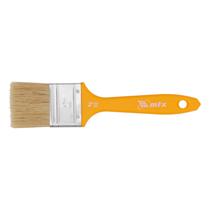 Pincel 2 para verniz cerdas brancas cabo de plastico 1pc mtx Pincel 2 para verniz cerdas brancas cabo de plastico 1pc mtx