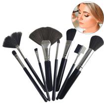 Pincel 8 Peças Maquiagem Base Corretivo Sombra Po Make Up