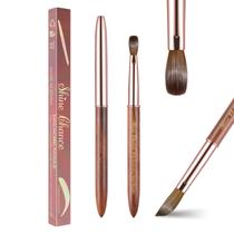 Pincel acrílico para arte de unhas Shine Chance Size 08 Kolinsky Hair